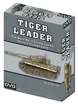 Tiger Leader 2nd Ed., WW2 card game suitable for solo and cooperative multi-player play.