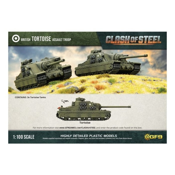 Clash of Steel by Gale Force 9.  Tortoise Assault Troop. British box art.  