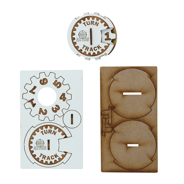 Skytrex/Warlord Games MDF turn markers