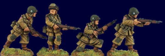 Artizan Designs. WW2 U.S. Airborne Riflemen II. 28mm, metal, painted