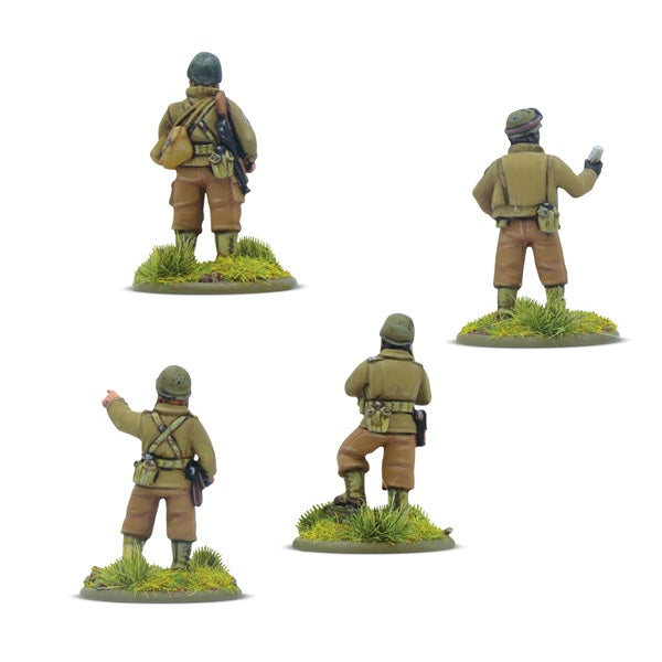 U.S. Army platoon leaders by Warlord Games for Bolt Action. Resin 28m figures painted. WW2