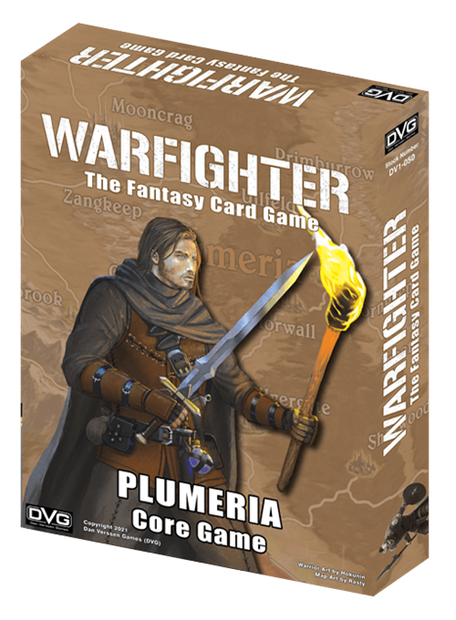 Warfighter Plumeria by DVG. Fantasy game cover art