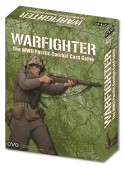 Dan Verssen Games Warfighter Pacific Card Game. WW2 squad game. Box art