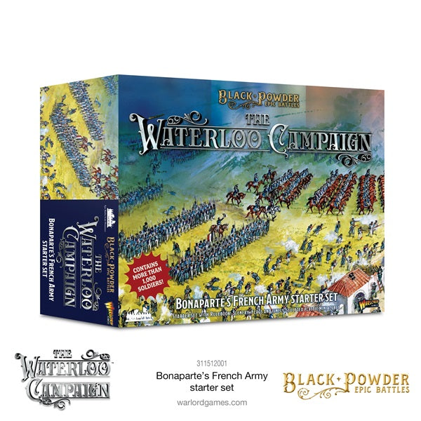 Black Powder, starter set, box art, French army, Waterloo