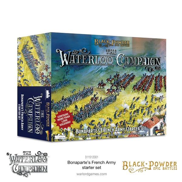 Black Powder, starter set, box art, French army, Waterloo