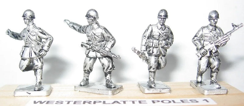 Westerplatte Poles 1 Miniatures, Set of 4