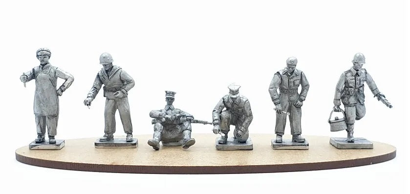 Westerplatte Poles 10 Miniatures, Set of 6