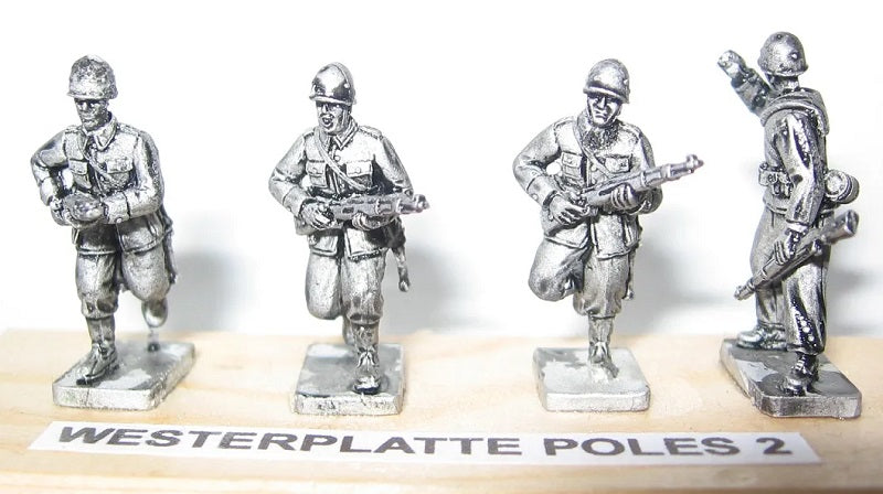 Westerplatte Poles 2 Miniatures, Set of 4