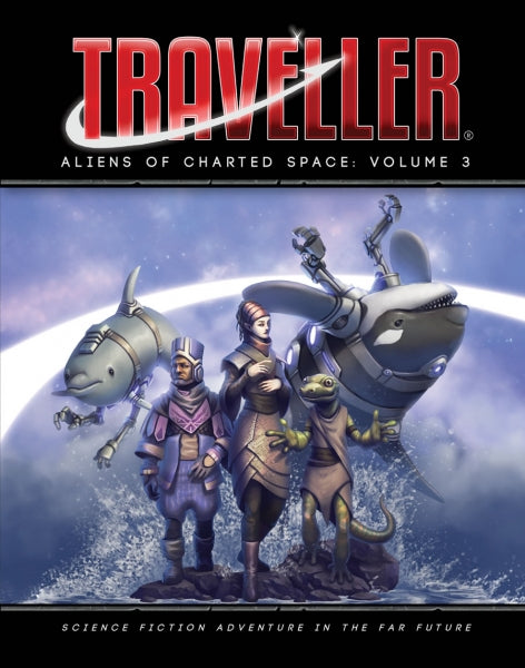 Traveller RPG: Aliens of Charted Space Volume 3, Science Fiction Role Playing Game, Book