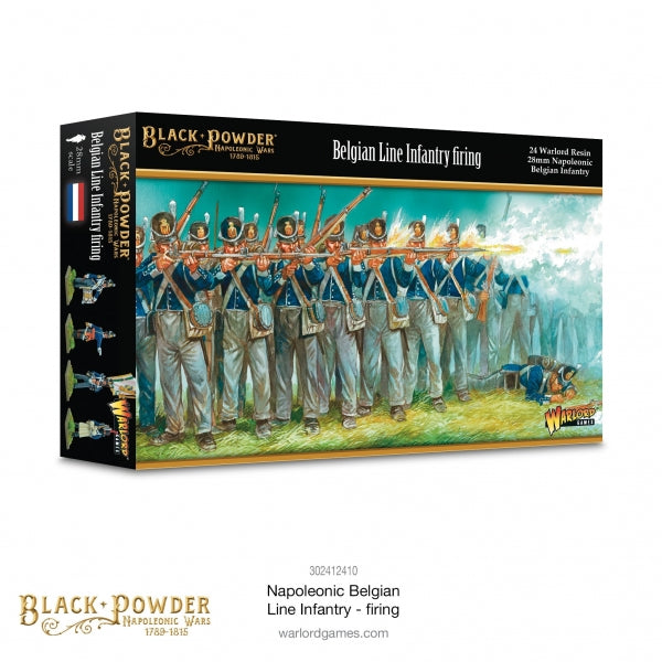 Black Powder: Napoleonic Belgian Line Infantry Firing