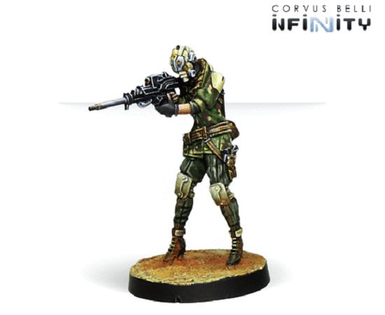 Infinity: BRAWLER MULTI Sniper Rifle Miniature