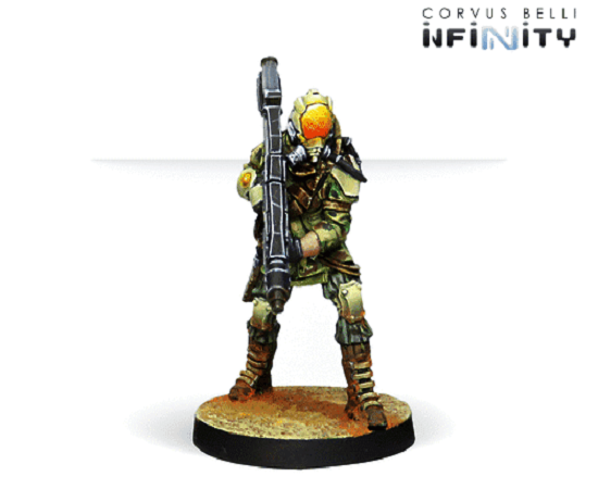 Corvus Belli - Infinity: BRAWLER Heavy Rocket Launcher Miniature