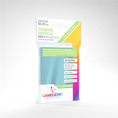 prime card sleeves 59x91mm front of box