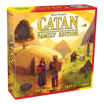 Catan Family Edition front cover of the game