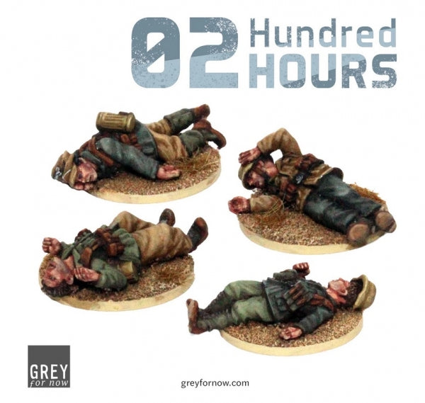 02 Hundred Hours: DAK Casualties Miniature Set