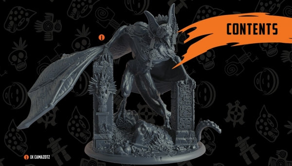 Mythic Earth: Maya - Camazotz (1) Miniature, Unpainted