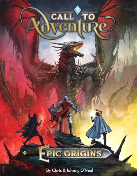 Call to Adventure: Epic Origins Card Game Front Cover