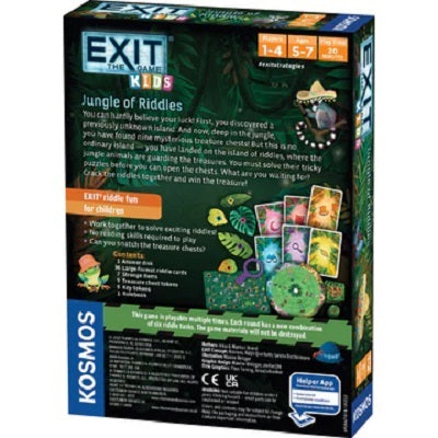 Exit Kids: Jungle of Riddles Back Cover