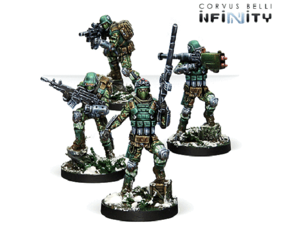 Infinity Ariadna: Frontoviks, Assault Separated Bat Miniatures