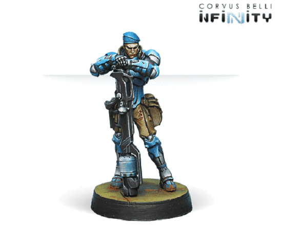 Corvus Belli Infinity: FUSILIER Missile Launcher Miniature