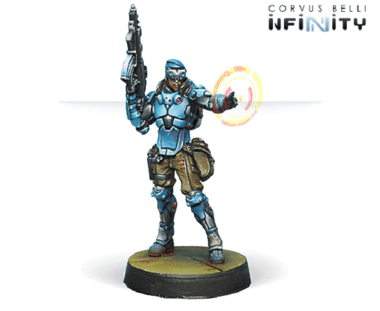 Infinity: PanOceania FUSILIER Hacker Combi Rifle Miniature