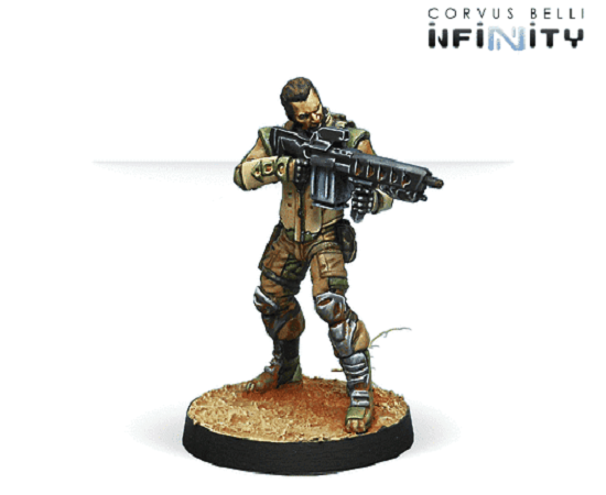 GHULAM Heavy Machine Gun Miniature, Side View