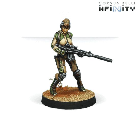 GHULAM Sniper Rifle Miniature, Side View