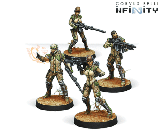 Infinity Haqqislam: Ghulam Infantry Miniatures