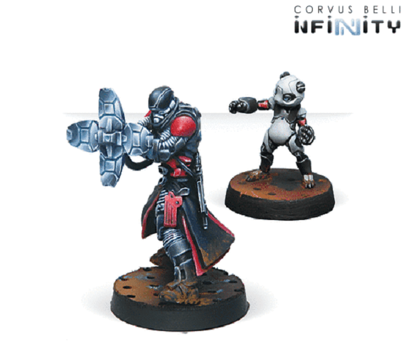 Infinity: Nomads: Hecklers (Combi-rifle) Miniatures