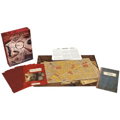  Sherlock Holmes: Jack the Ripper game board with accessories