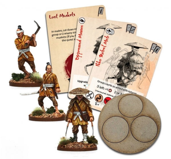 Test of Honour: Ikko Rebel Mob Miniatures