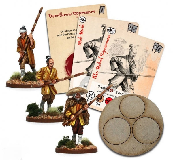 Test of Honour: Ikko Rebel Spearmen Miniatures