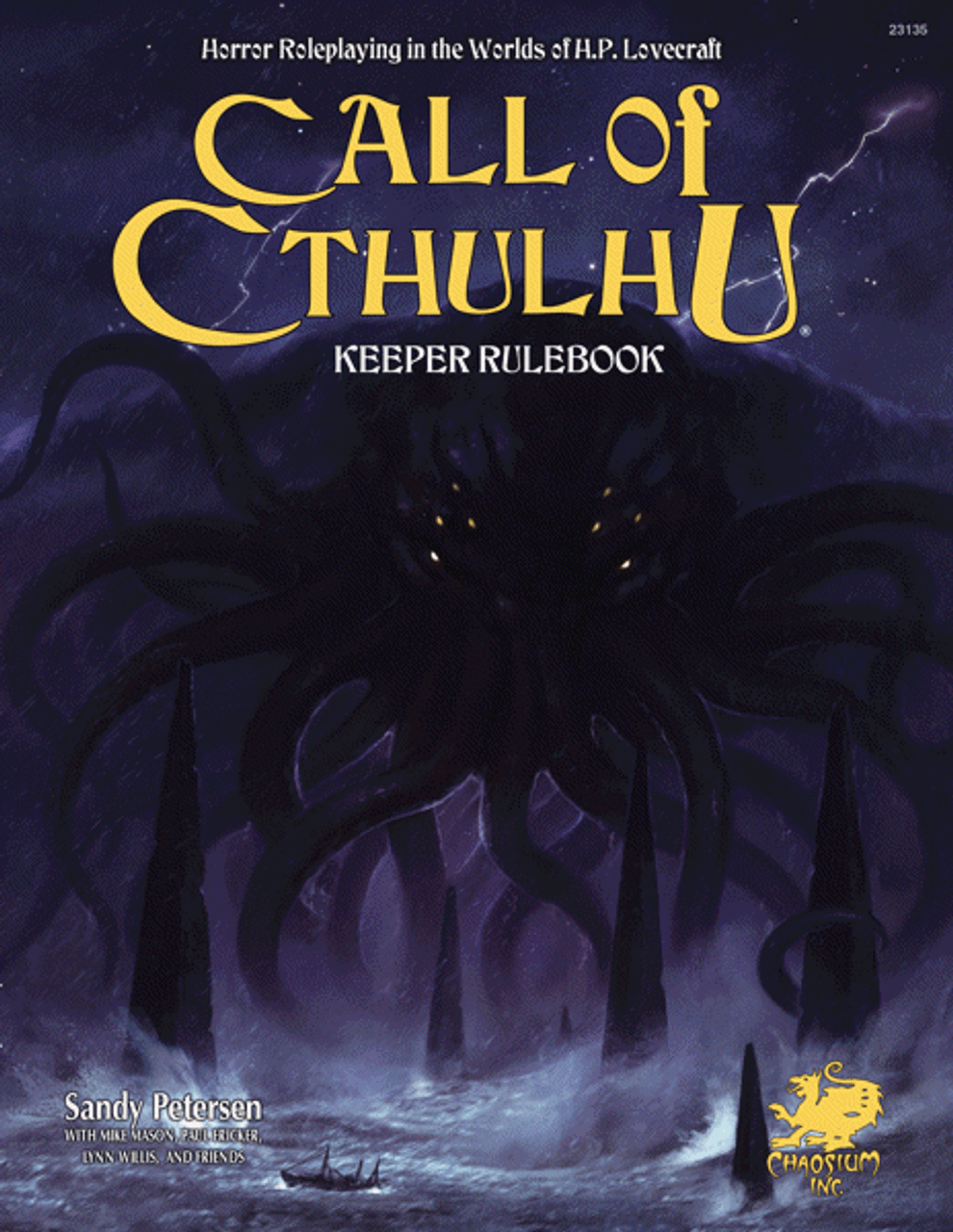 Call of Cthulhu Keeper Rulebook - Hardcover, Front Cover