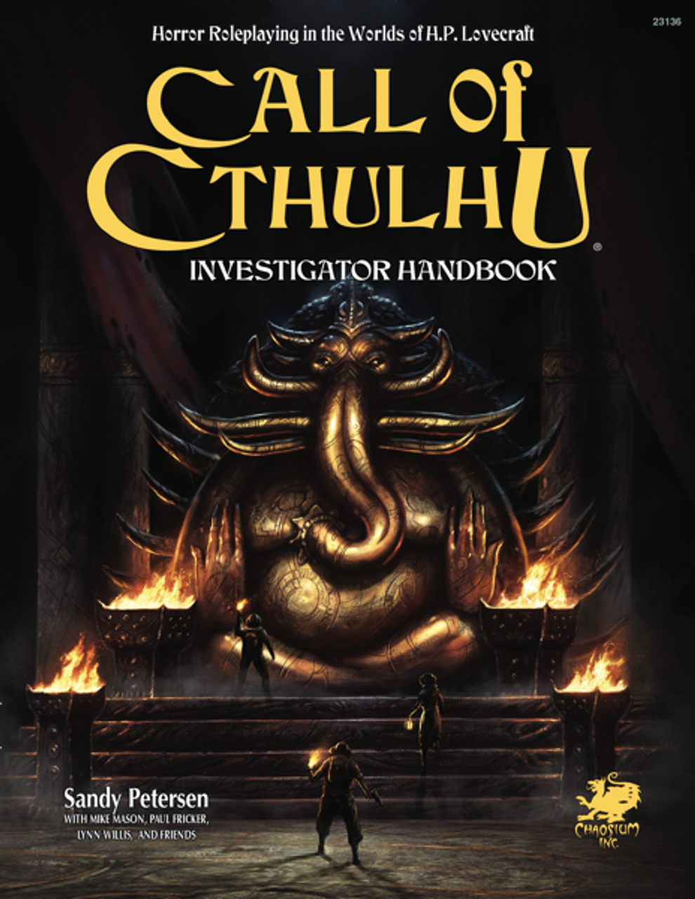 Call of Cthulhu Investigator Handbook - Hardcover, front of cover