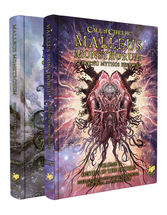 Call of Cthulhu RPG:  Malleus Monstrorum - Cthulhu Mythos Bestiary - Slipcase Set. Horror Role Playing Games, Books
