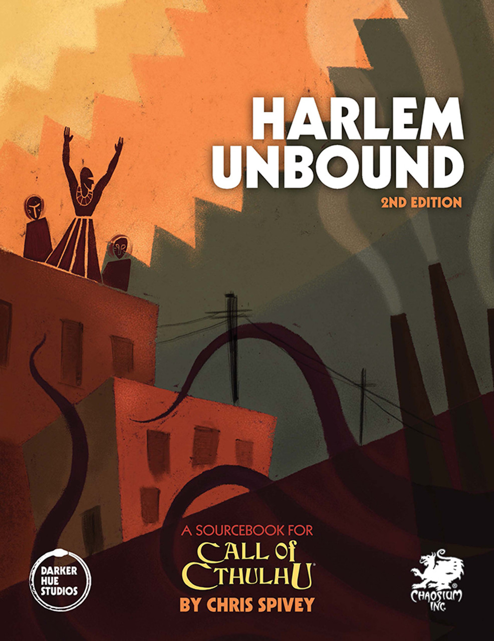 Call of Cthulhu RPG:  Harlem Unbound - 2nd Edition - Hardcover, front cover. Horror role playing game