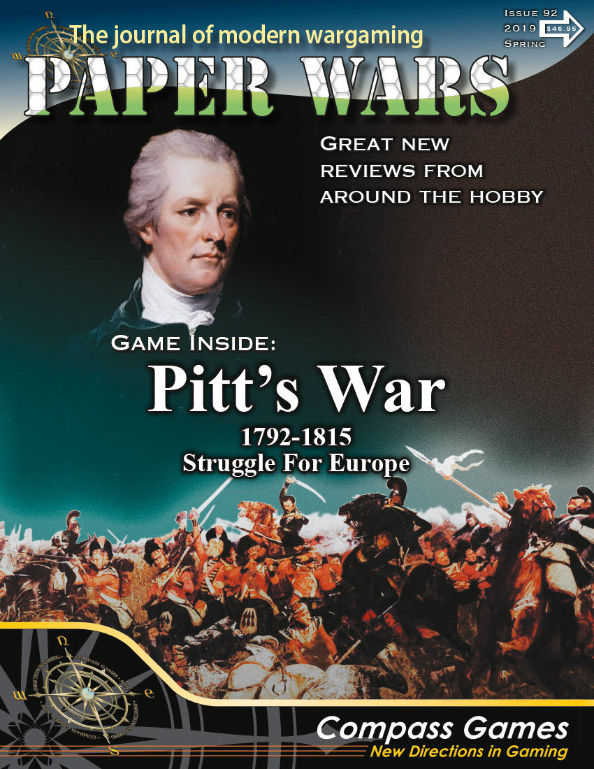 Paper Wars Magazine:  #92, Pitt's War, War Game Review Magazine