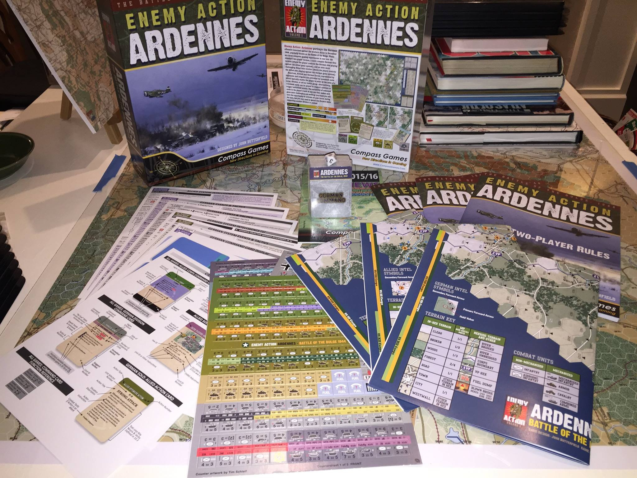 Enemy Action: Ardennes - All Components of Game