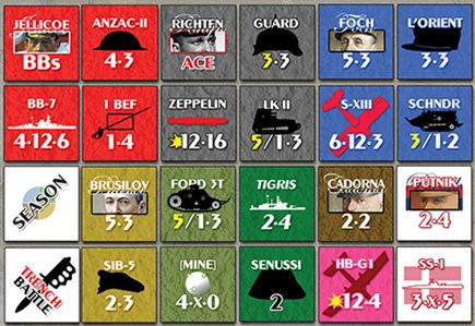 Balance of Powers War Game Counters