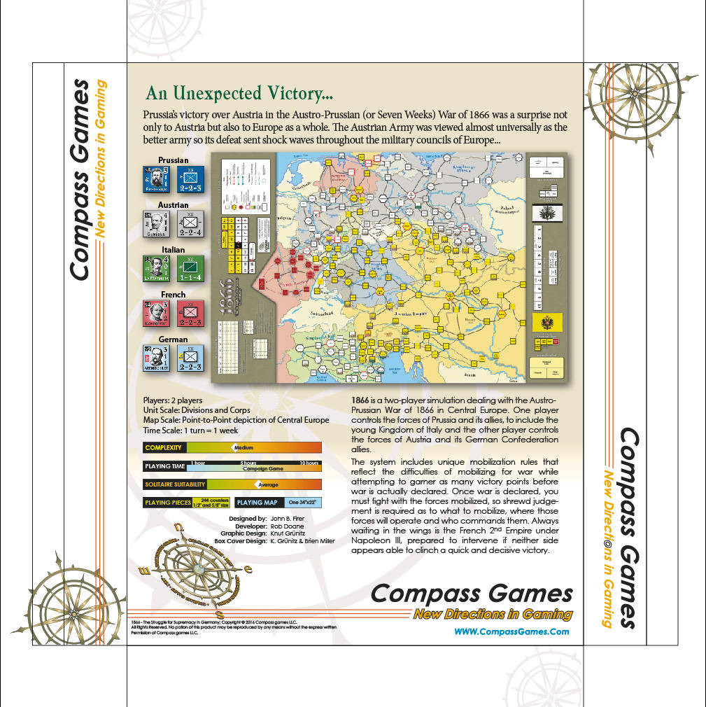 1866: The Struggle for Supremacy in Germany rules for gaming