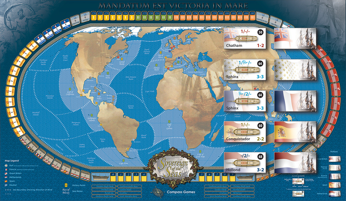 Sovereign of the Seas Game Map
