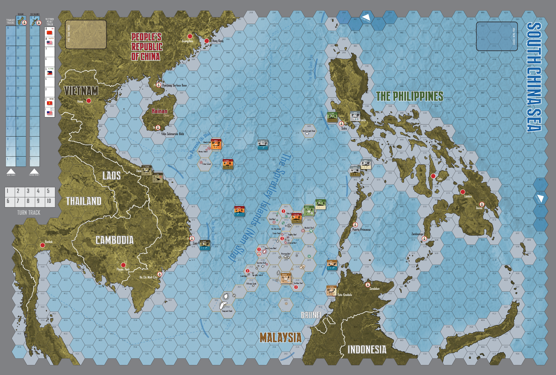 South China Sea Game Map - War game