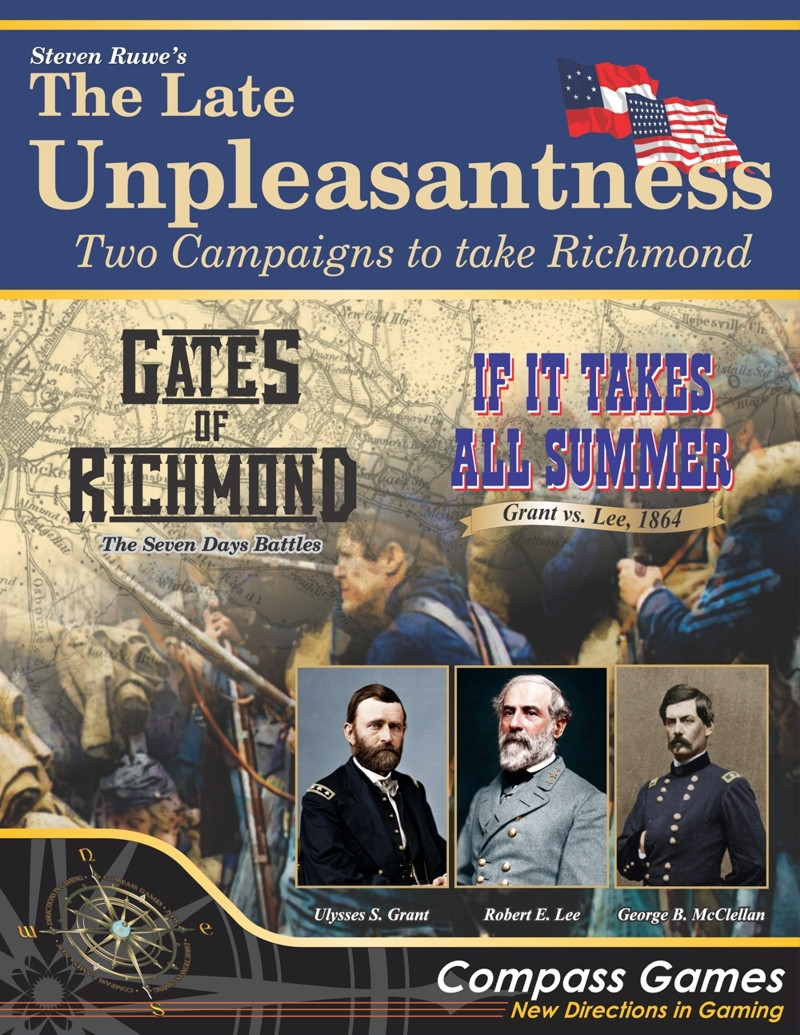 The Late Unpleasantness: Two Campaigns to Take Richmond Front Cover, War game