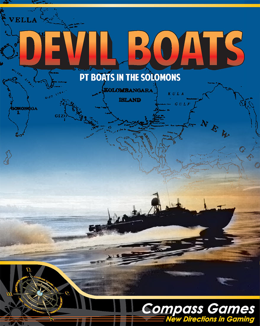 Devil Boats: PT Boats in the Solomons - War Game, Front Cover