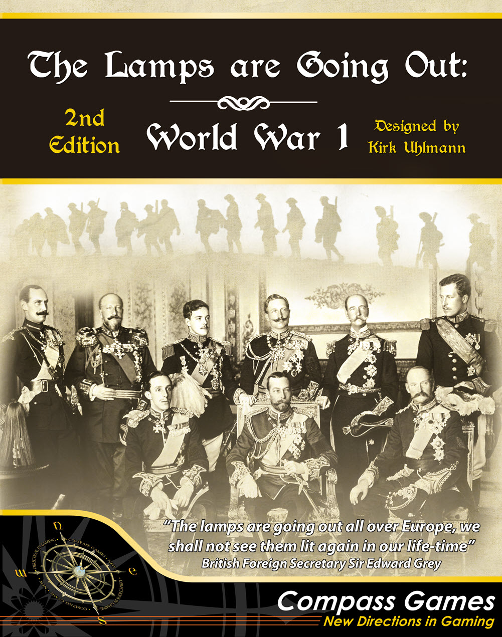 The Lamps are Going Out: World War 1, 2nd Edition War Game - Front Cover