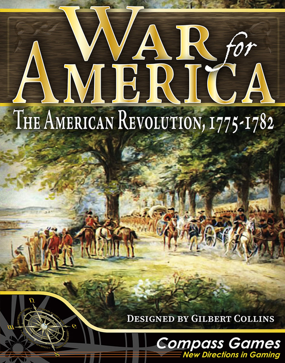 War for America: The American Revolution, 1775-1782 War Game, Front Cover