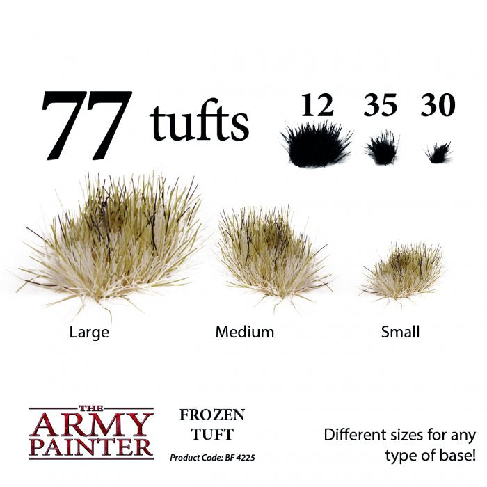 Army Painter Frozen Tuft in varying sizes for scenery or terrain