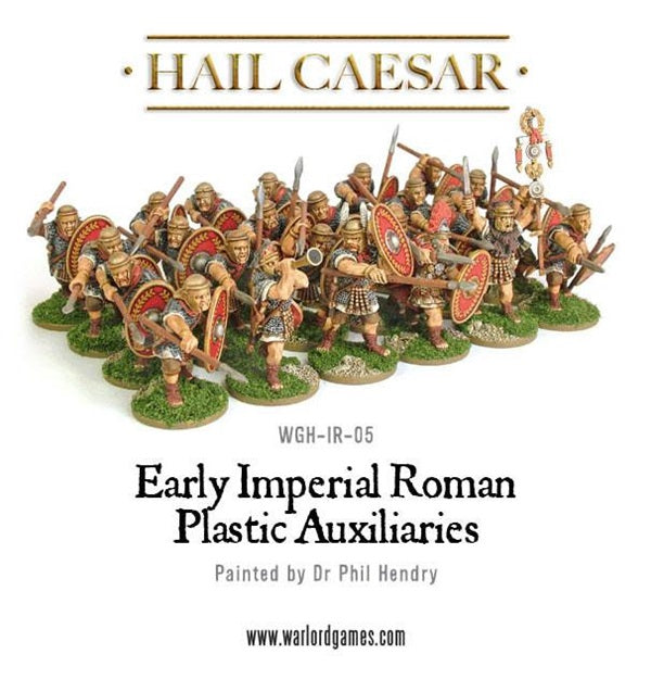 Hail Caesar game, painted, miniatures, 28mm, Imperial Roman Auxiliaries