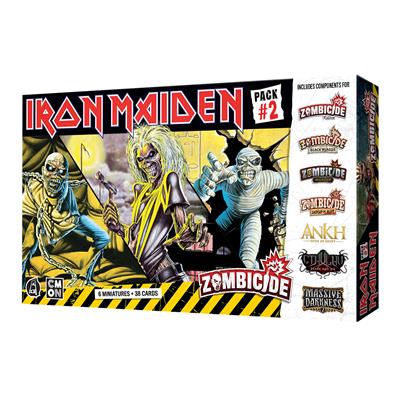 Iron Maiden Pack #2 Miniature Set. Miniatures, Iron Maiden, Cards