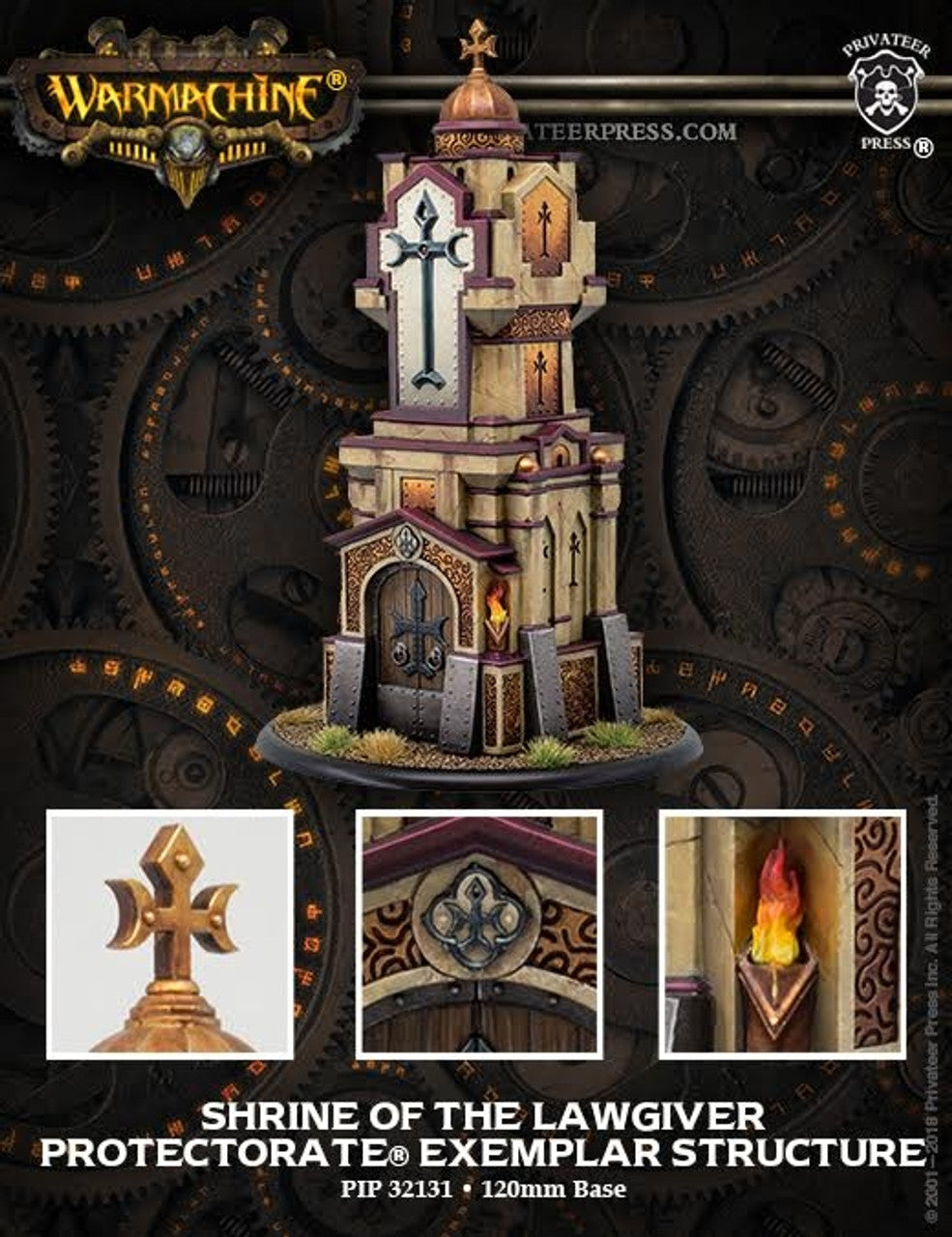 Warmachine: (The Protectorate Of Menoth) Shrine of the Lawgiver Miniature